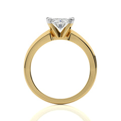 Stellar Solitaire Oval Diamond Engagement Ring