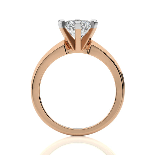 Stellar Solitaire Round Lab Created Diamond Engagement Ring