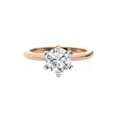 Stellar Solitaire Round Diamond Engagement Ring