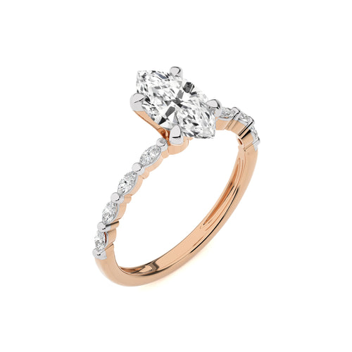 Mesmerizing Marquise Diamond Engagement Ring