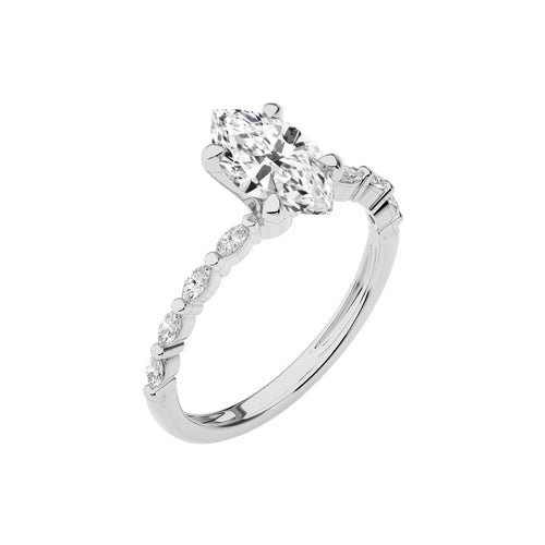 Mesmerizing Marquise Diamond Engagement Ring