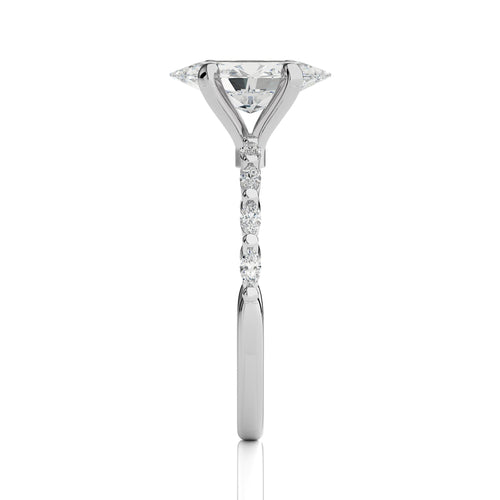 1 3/4 CT. Mesmerizing Marquise Natural Diamond Engagement Ring