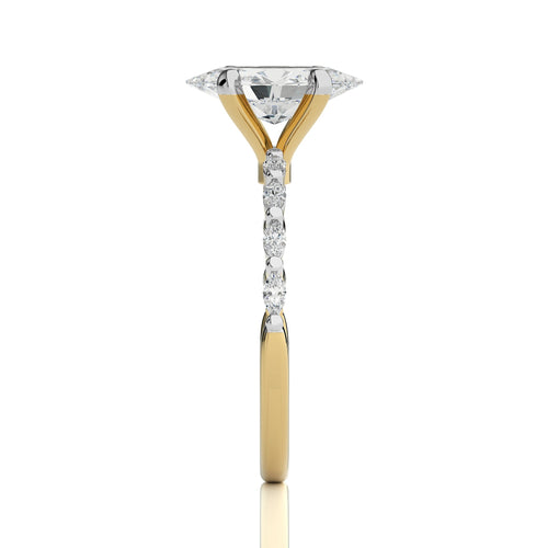 Mesmerizing Marquise Diamond Engagement Ring