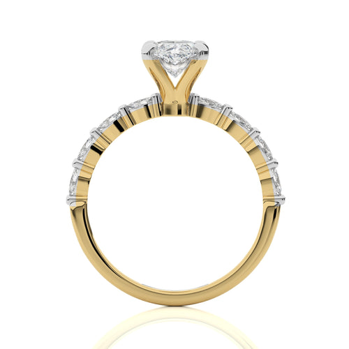 Mesmerizing Marquise Diamond Engagement Ring