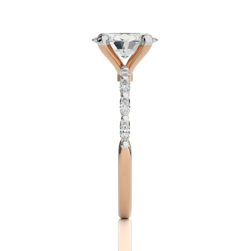 Mesmerizing Oval Diamond Engagement Ring