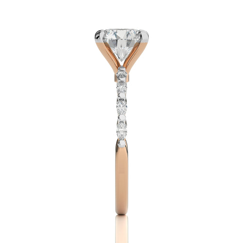 1 3/4 CT. Mesmerizing Round Natural Diamond Engagement Ring