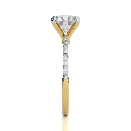 1 3/4 CT. Mesmerizing Round Lab Created Diamond Engagement Ring