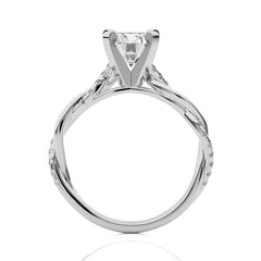 Twisting Vows Round Bypass Engagement Ring