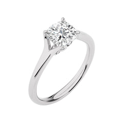1 1/2 CT. Celestial Cushion Split Shank Lab Created Diamond Engagement Ring