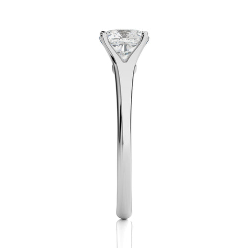 Celestial Cushion Split Shank Engagement Ring