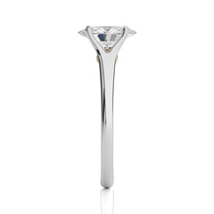 Celestial Oval Split Shank Engagement Ring