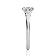 1 1/2 CT. Celestial Round Split Shank Natural Diamond Engagement Ring