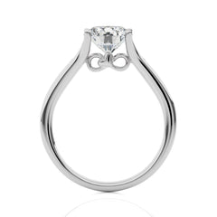 1 1/2 CT. Celestial Round Split Shank Lab Created Diamond Engagement Ring