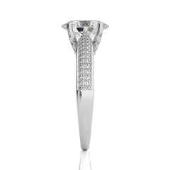 Astral Unity Oval and  Round Diamond Engagement Ring