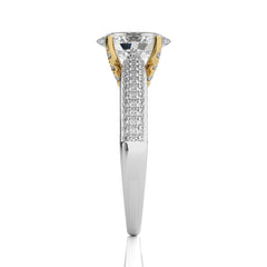 Astral Unity Oval and  Round Diamond Engagement Ring