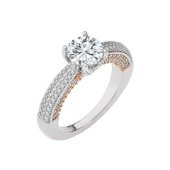 Astral Unity Round Diamond Engagement Ring