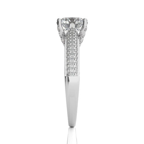 Astral Unity Round Diamond Engagement Ring