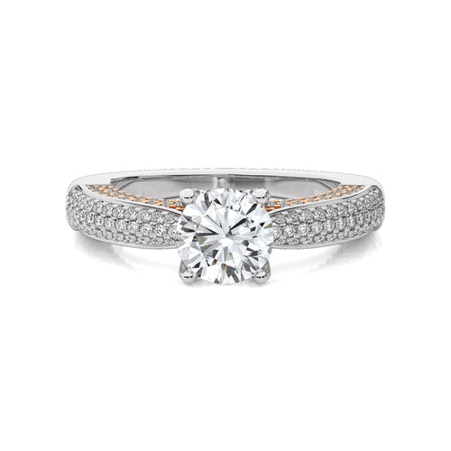 Astral Unity Round Diamond Engagement Ring