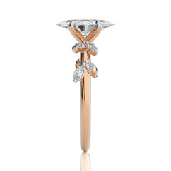 Petal Pathway Marquise Engagement Ring
