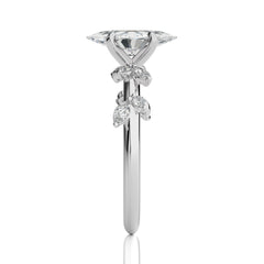 Petal Pathway Marquise Engagement Ring