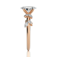Petal Pathway Oval Engagement Ring