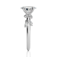 Petal Pathway Oval Engagement Ring