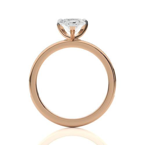 1 3/4 CT. Graceful Pear Natural Diamond Engagement Ring