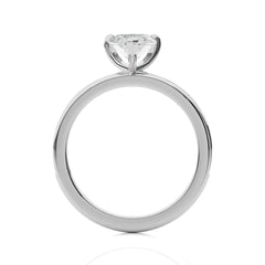 Graceful Pear Lab Created Diamond Engagement Ring