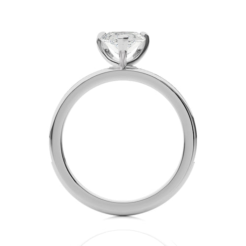 Graceful Pear Diamond Engagement Ring