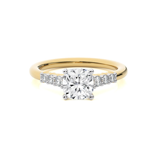 1 3/4 CT. Elegant Cushion Cut Lab Created Diamond Engagement Ring