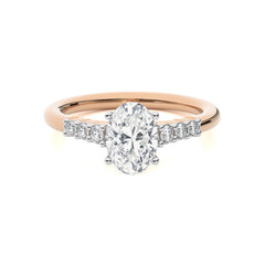1 3/4 CT. Elegant Oval  Natural Diamond Engagement Ring