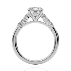 Elegant Round  Diamond Enagegement Ring