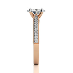 Heritage Oval Sparkle Diamond Engagement Ring