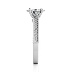 Heritage Oval Sparkle Diamond Engagement Ring