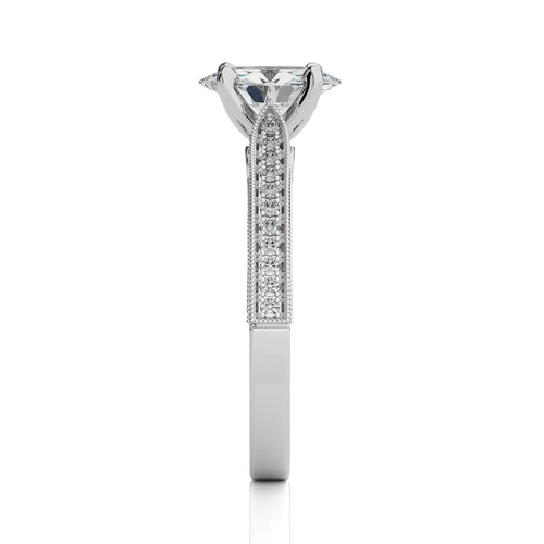 Heritage Oval Sparkle Diamond Engagement Ring
