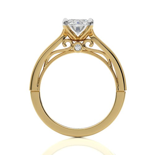 Heritage Oval Sparkle Diamond Engagement Ring