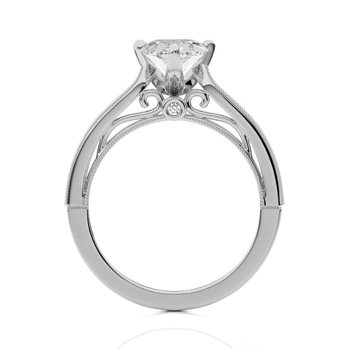 Heritage Pear Sparkle Diamond Engagement Ring
