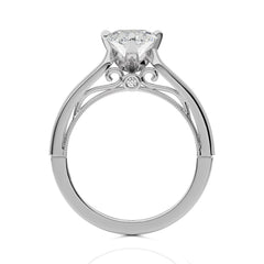 1 3/4 CT. Heritage Pear Sparkle Natural Diamond Engagement Ring