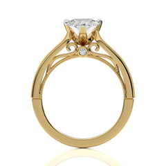 1 3/4 CT. Heritage Pear Sparkle Lab Created Diamond Engagement Ring