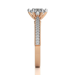 1 3/4 CT. Heritage Round Sparkle Lab Created Diamond Engagement Ring