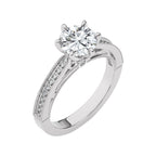 Heritage Round Sparkle Diamond Engagement Ring