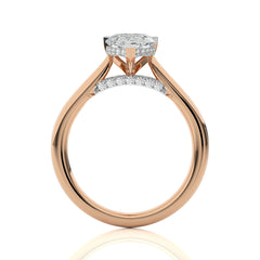 Chic Magnificence Pear Diamond Engagement Ring