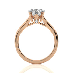 Iconic Solitaire Split Shank Round Diamond Engagement Ring