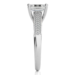 Contemporary Solitaire Diamond Engagement Ring