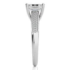 Contemporary Solitaire Diamond Engagement Ring