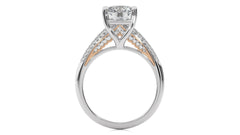 Contemporary Solitaire Diamond Engagement Ring