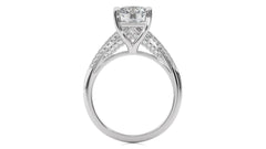 Contemporary Solitaire Diamond Engagement Ring