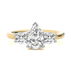 Classic Three-Stone Diamond Engagement Ring