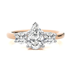 Classic Three-Stone Diamond Engagement Ring