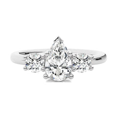 Classic Three-Stone Diamond Engagement Ring